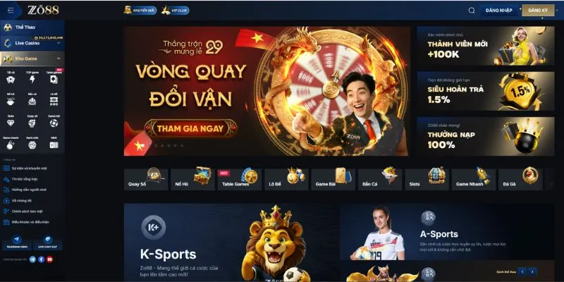 ZO88 - Sân Chơi Cá Cược Trực Tuyến Chất Lượng Quốc Tế 1 zo88